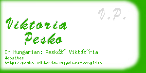 viktoria pesko business card